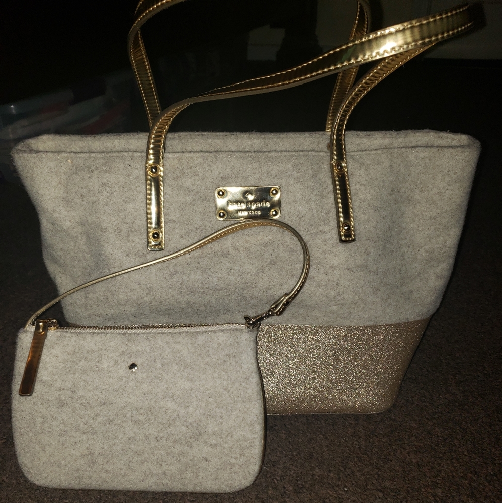 ❤Kate Spade Small Harmony Felt Tote